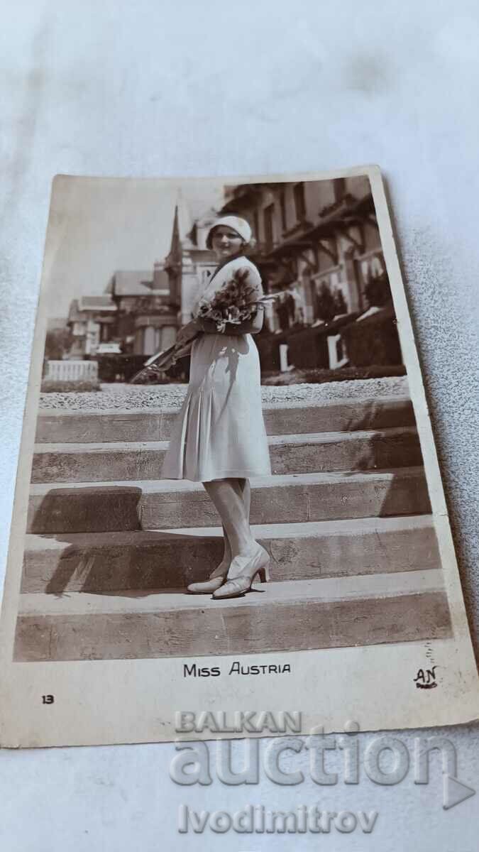 Postcard Miss Austria