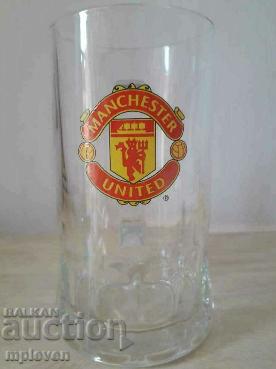 Man United Football Beer Mug