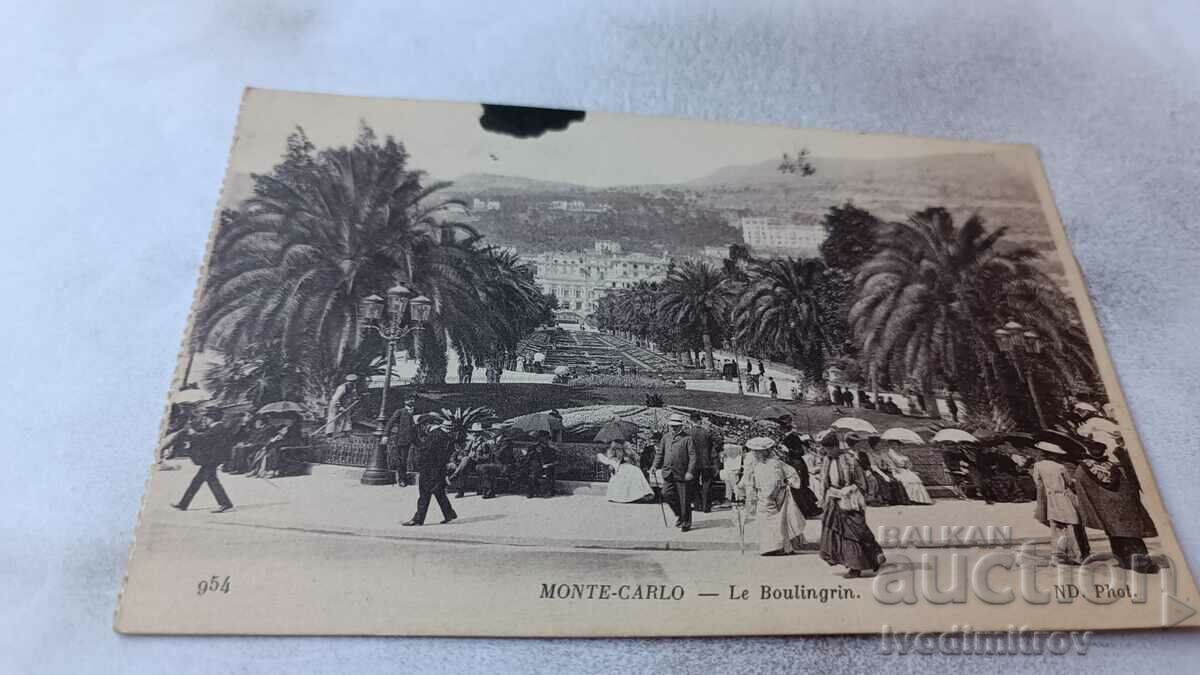 Postcard Monte-Carlo Le Boulingrin