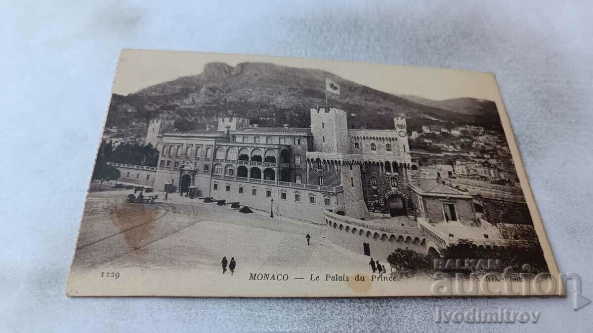 Пощенска картичка MONACO Le Palais du Prince