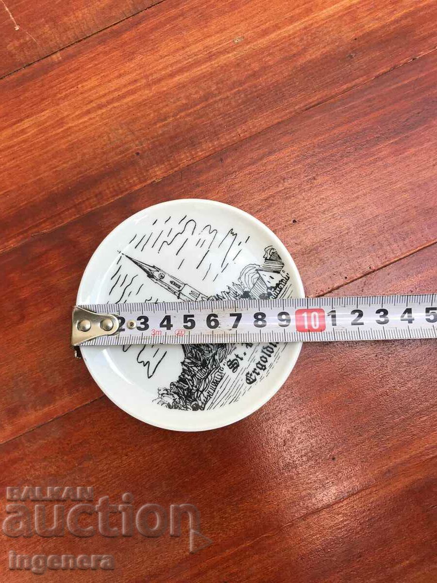 PORCELAIN PLATE PLATE SOUVENIR PICTURE with price 5.00 BGN | € 2.56 PORCELAIN PLATE PLATE SOUVENIR PICTURE with price 5.00 BGN | € 2.56