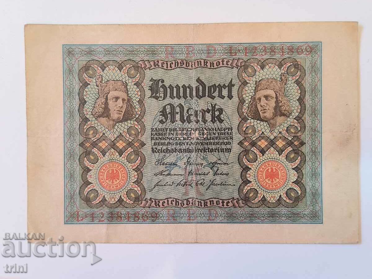 100 timbre 1920 an d37