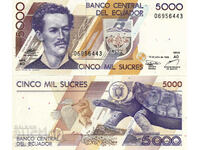 tino37- ECUADOR - 5000 SUCRES - 1999 - UNC