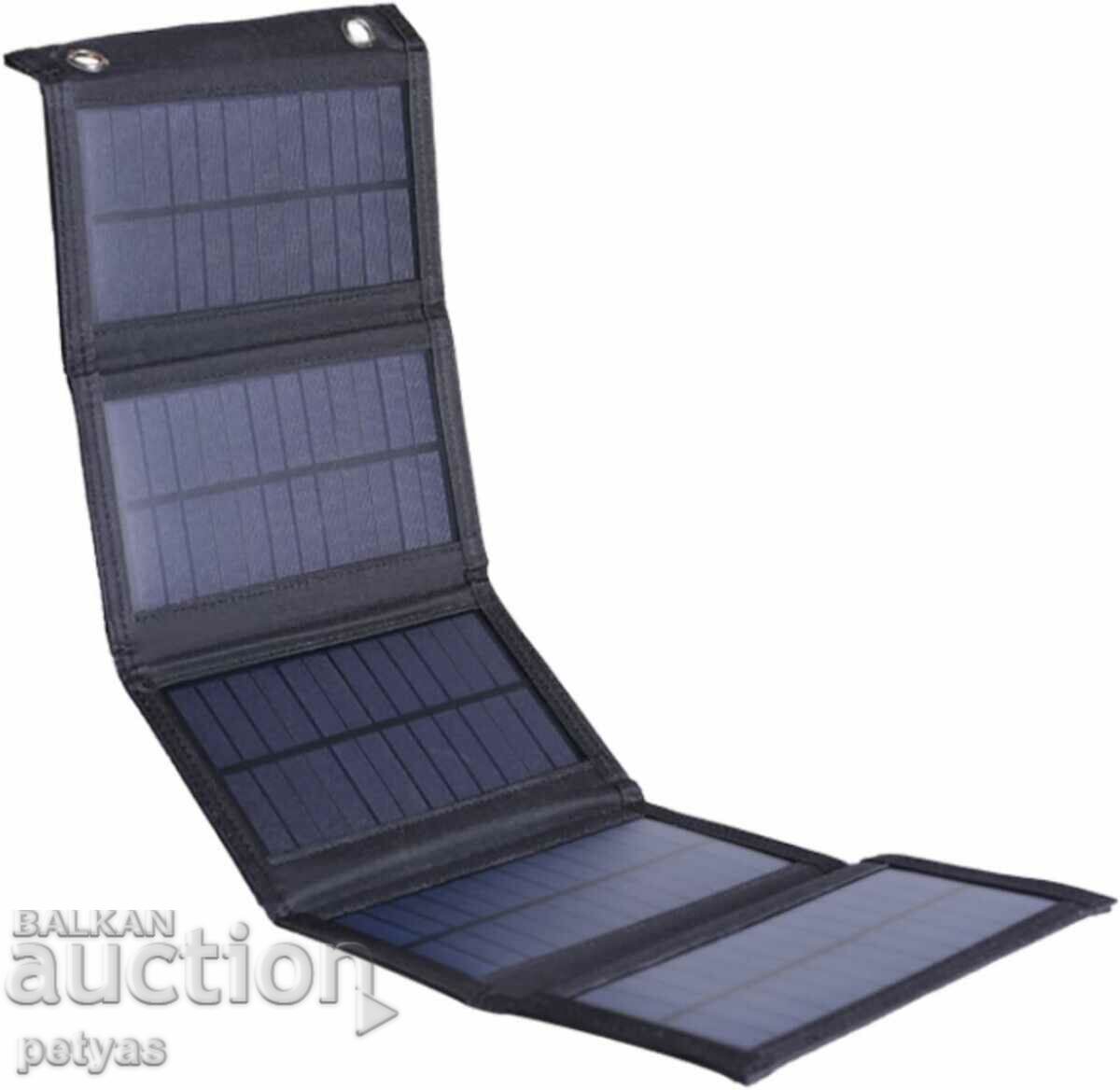 Foldable solar panel, 15W charging directly from the sun, - 5 Foldable solar panel, 15W charging directly from the sun, - 5