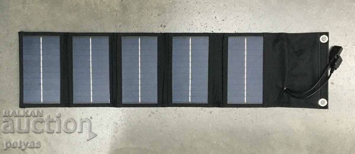 Foldable solar panel, 15W charging directly from the sun, - 6 Foldable solar panel, 15W charging directly from the sun, - 6