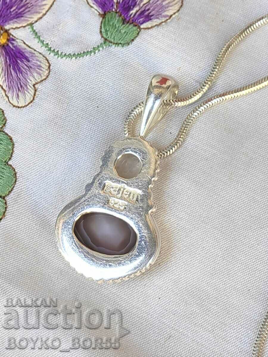 Delivery of Unique Silver Markov Vintage Medallion SAJEN Jewelry by O Delivery of Unique Silver Markov Vintage Medallion SAJEN Jewelry by O