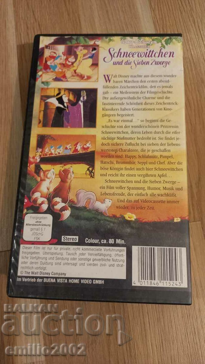 Auction  Videotape Animation Snow White and the 7 Dwarfs