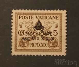 Ватикана 1939 Личности/Религия Надпечатка MNH Без гума