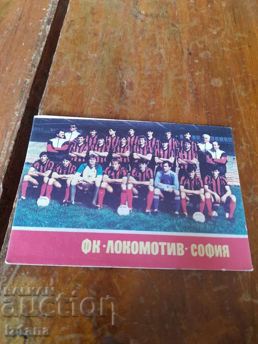 FC Lokomotiv Sofia 1990 calendar