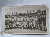 Παλιά φωτογραφία ποδοσφαίρου ποδοσφαιρικής ομάδας του Βασιλείου της Βουλγαρίας