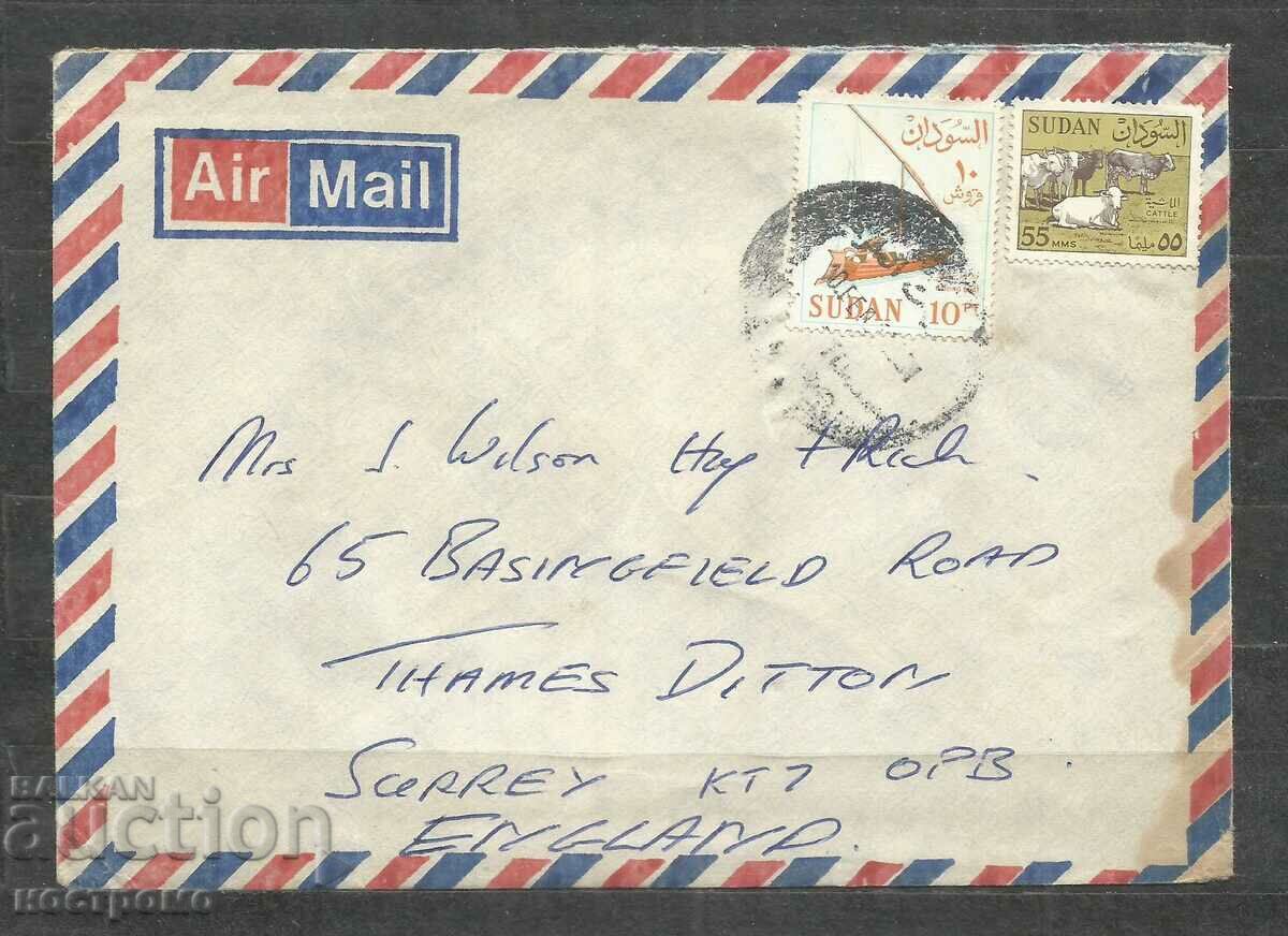 Air mail cover SUDAN   - A 662
