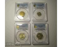 Lot of 4 1988 PCGS coins