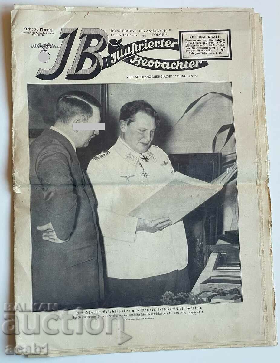 Newspapers from 1940 Hitler Göring