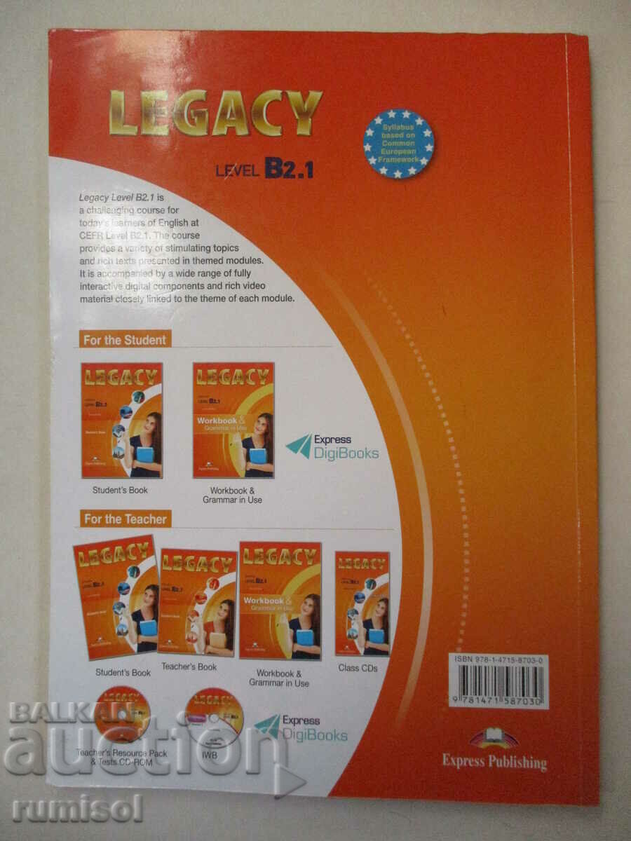 Auction  Legacy B2.1 - Student's Book