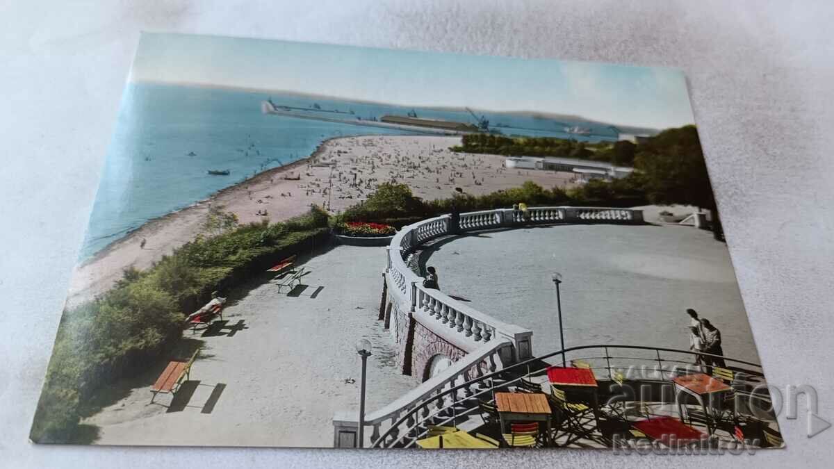 Postcard Burgas View 1961