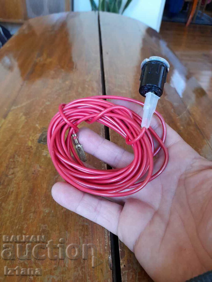 Old power cable, 12V socket with price 15.00 BGN | € 7.67 Old power cable, 12V socket with price 15.00 BGN | € 7.67