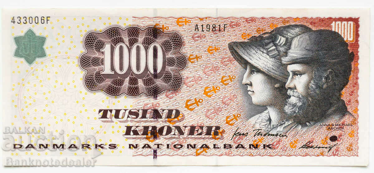 Danemarca 1000 Krone 1998 Pick 59b 3006
