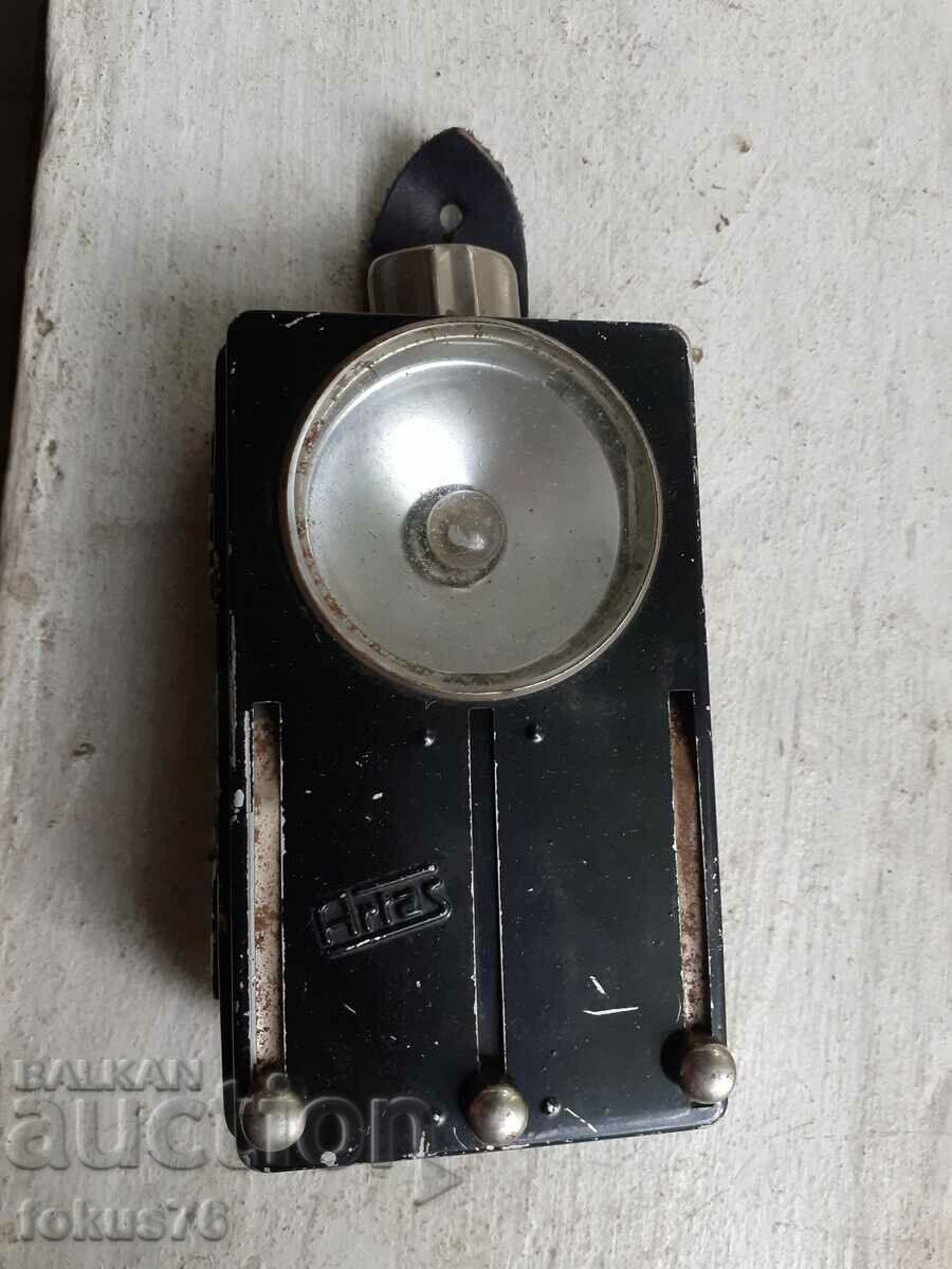 Old signal tricolor German flashlight