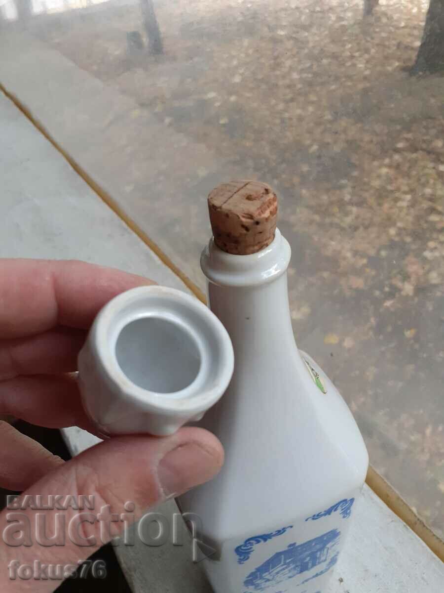 Delivery of Old porcelain mastic bottle - Vinprom - empty Delivery of Old porcelain mastic bottle - Vinprom - empty