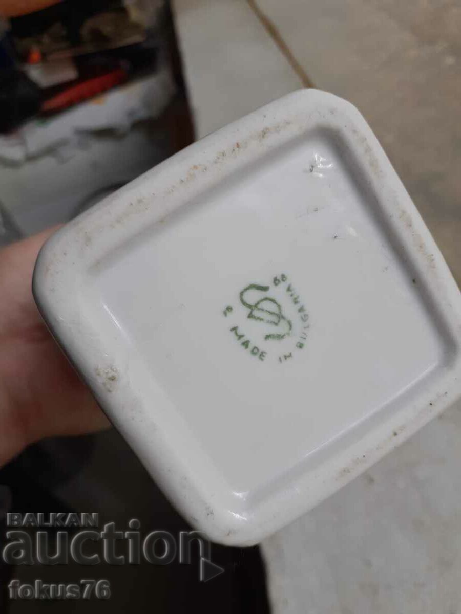 Old porcelain mastic bottle - Vinprom - empty - 6 Old porcelain mastic bottle - Vinprom - empty - 6