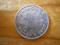 Monedă cu placă - Târgul de la Hanovra (Germania)