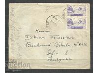 Air mail cover LIBAN traveled to Bulgaria - A 680