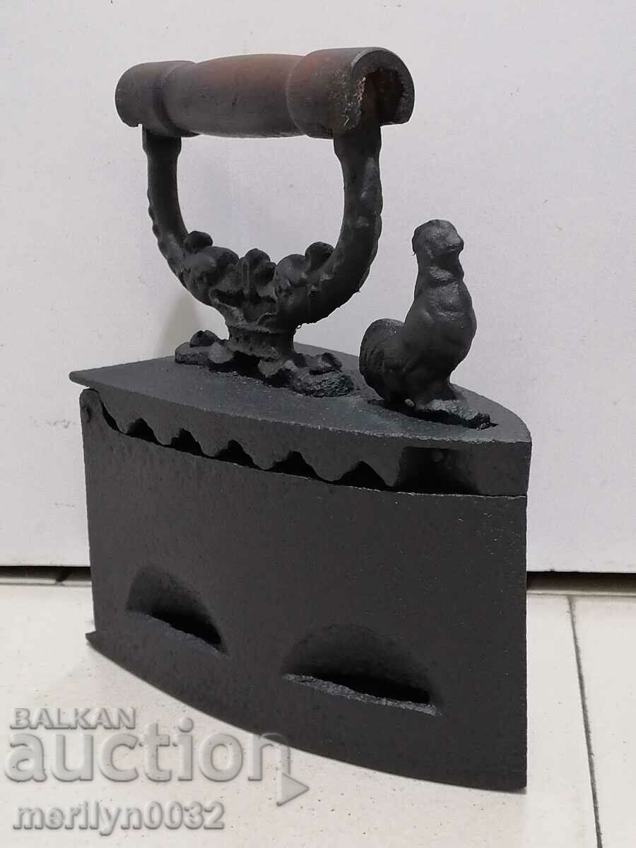 An old iron on fire - 5