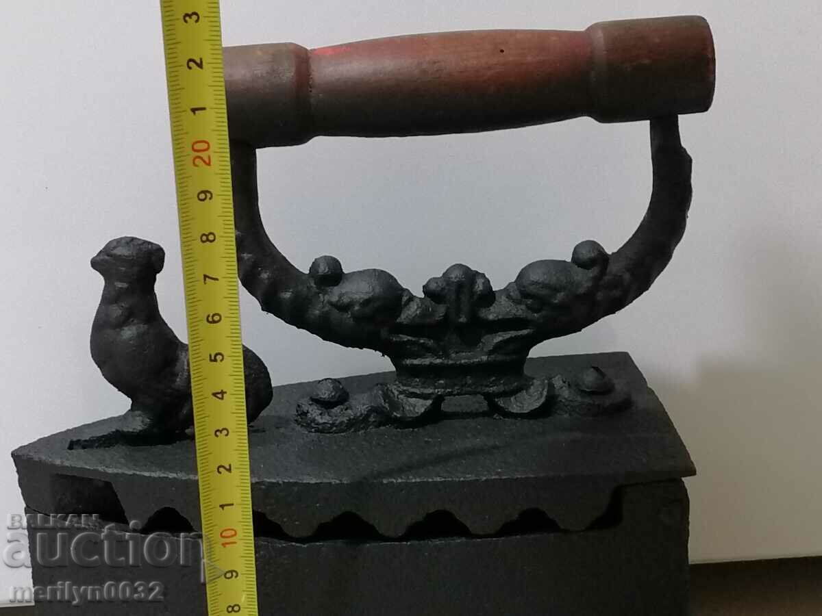 An old iron on fire - 7