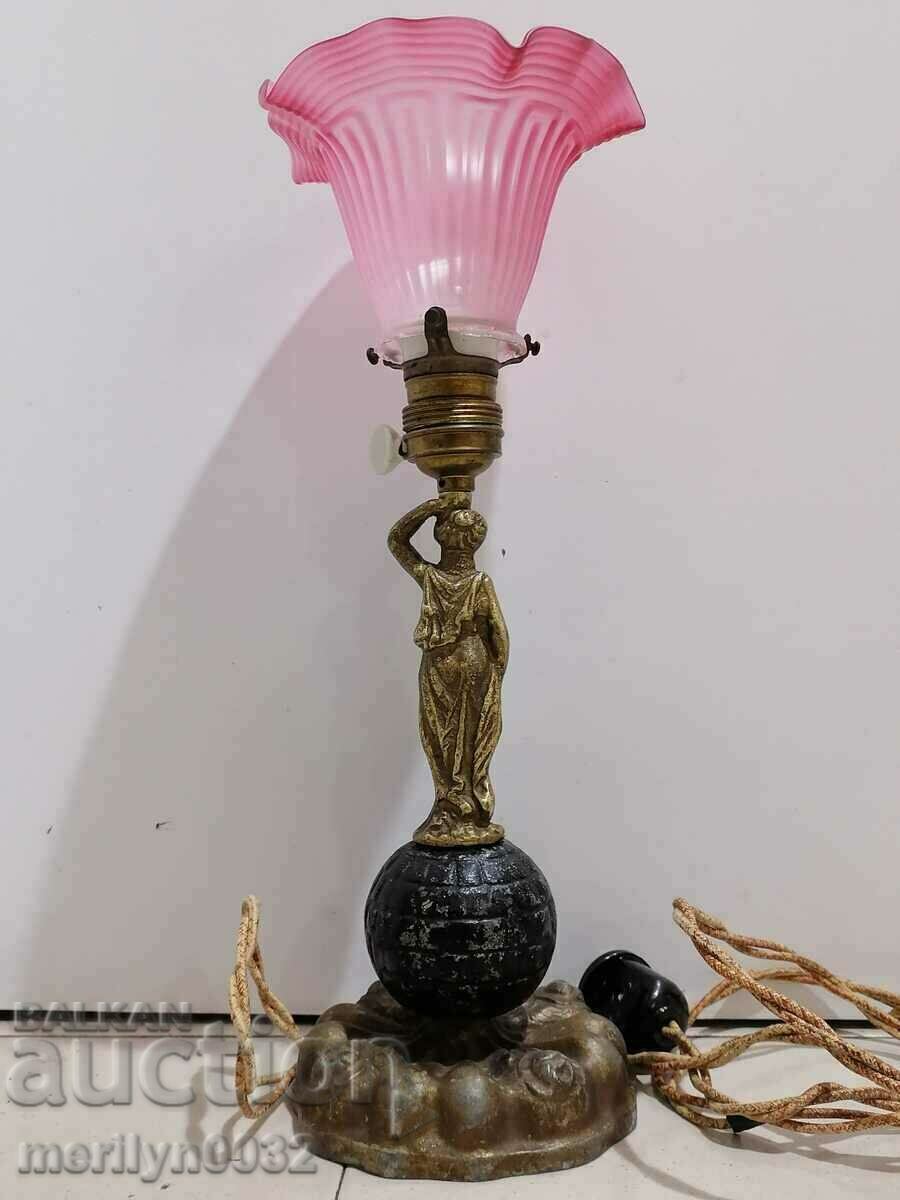 Delivery of Officer's lamp made from grenade WW1 soldier craft Delivery of Officer's lamp made from grenade WW1 soldier craft