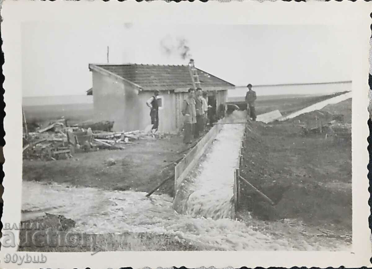 Foto veche Moara Xanthi din anii 1940