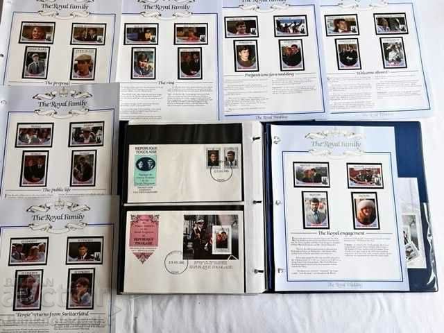 Auction  Commonwealth Stamp Collection 1986 Royal Wedding Sarah Ferguson