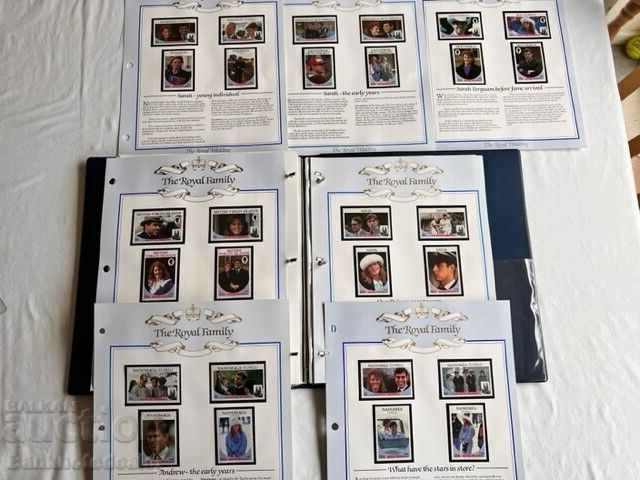 Commonwealth Stamp Collection 1986 Royal Wedding Sarah Ferguson - 7