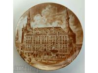 GERMAN PORCELAIN WALL PLATE NO REMARKS HEALTH