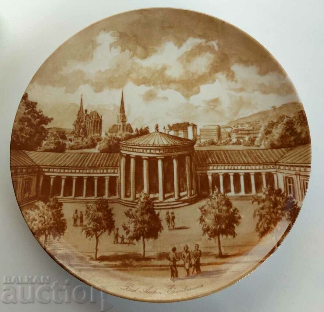 GERMAN PORCELAIN WALL PLATE NO REMARKS HEALTH