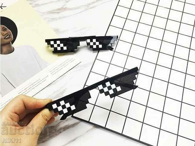 Delivery of Thug Life Sunglasses, Party Glasses, Minecraft, Halloween