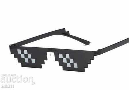 Thug Life γυαλιά ηλίου, γυαλιά πάρτι, Minecraft, Halloween