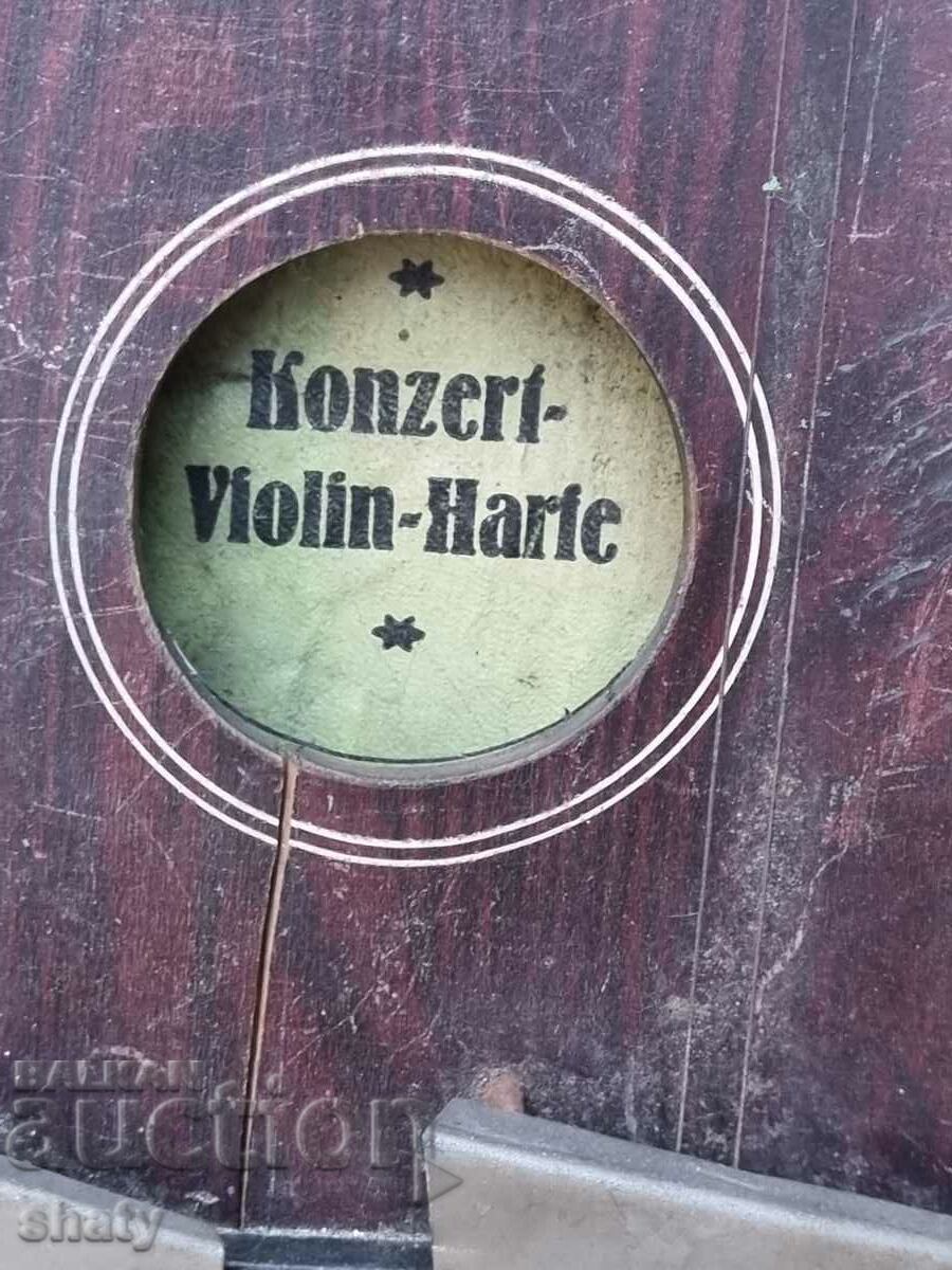 Old big zither. Guitar, - 5