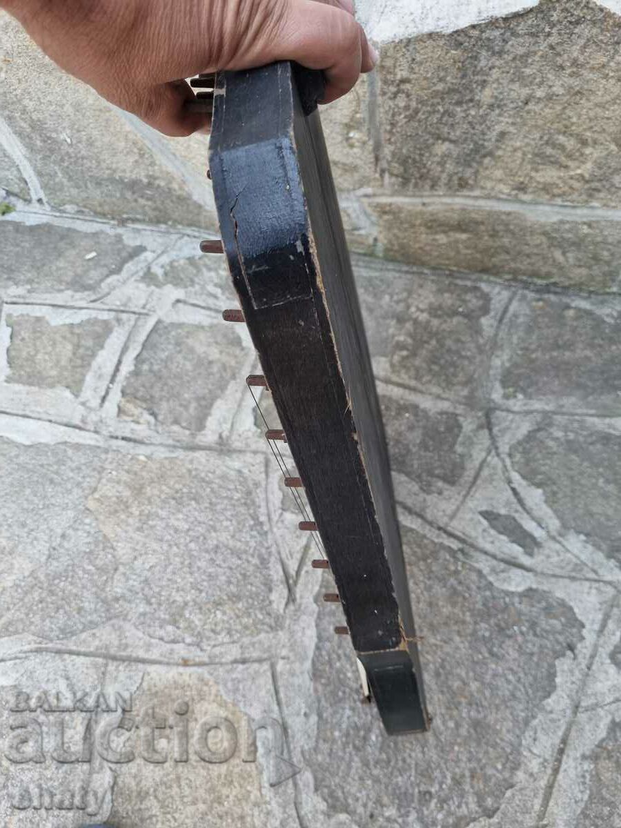 Old big zither. Guitar, - 7