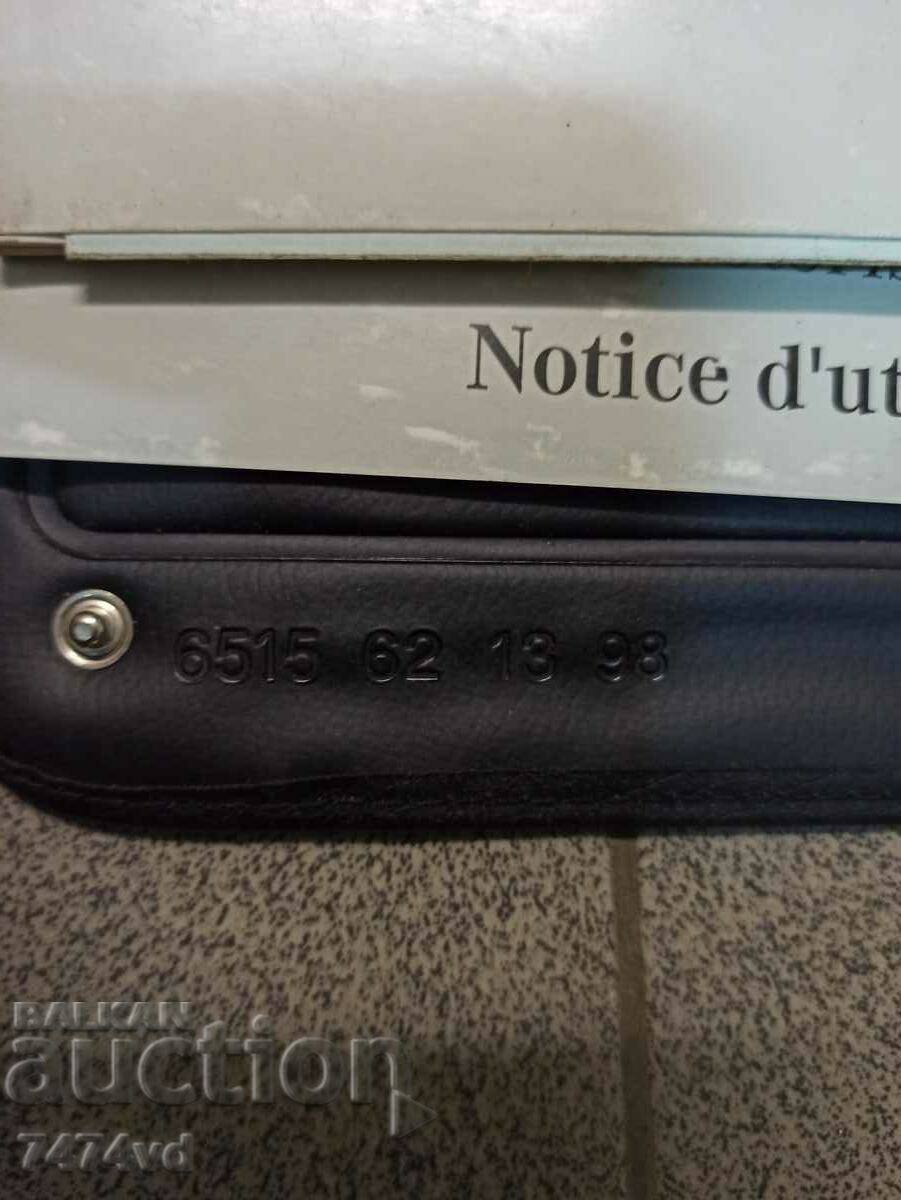 Delivery of Instructions for Mercedes -Benz Classe A.