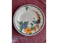 OLD PLATE. COLLECTION. HAND PAINTED.