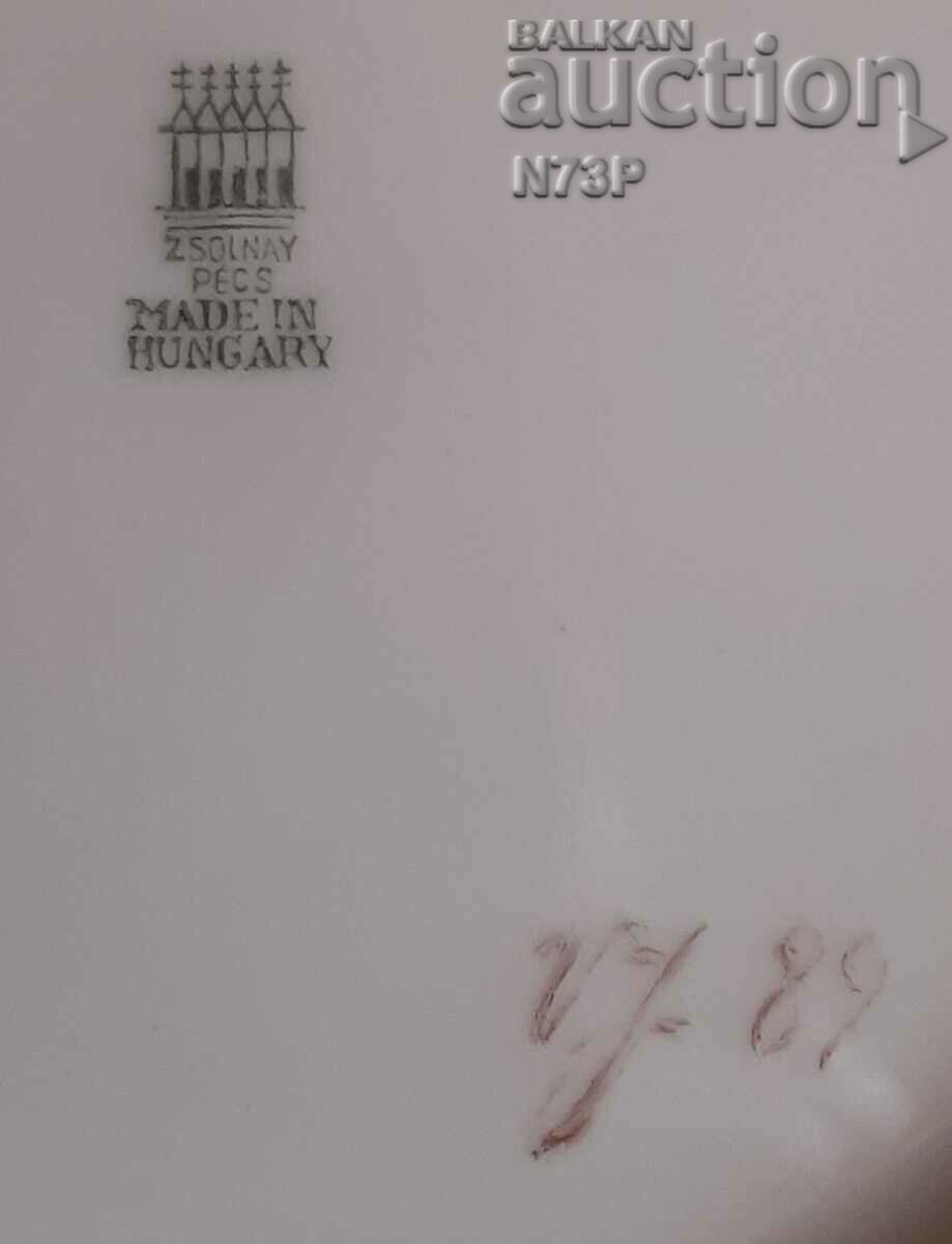 OLD PORCELAIN PLATE. COLLECTION. HAND PAINTED. - 6 OLD PORCELAIN PLATE. COLLECTION. HAND PAINTED. - 6