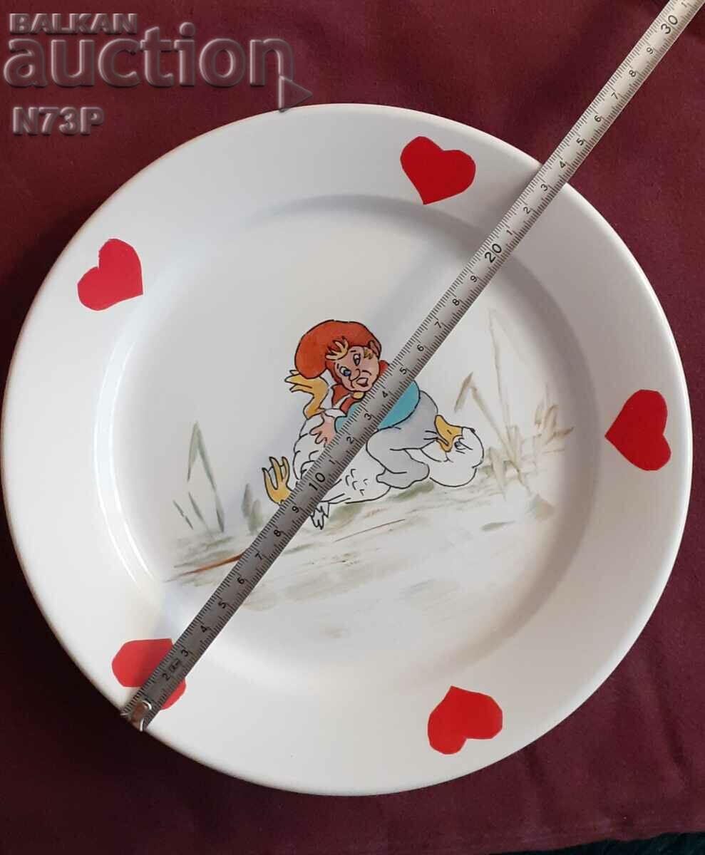 Licitație PLATĂ VECHE DE PORȚELAN. COLECTIE. PICTAT MANUAL. Licitație PLATĂ VECHE DE PORȚELAN. COLECTIE. PICTAT MANUAL.