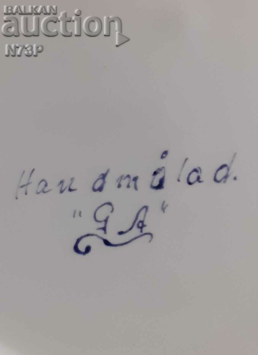 PLATĂ VECHE DE PORȚELAN. COLECTIE. PICTAT MANUAL. - 5 PLATĂ VECHE DE PORȚELAN. COLECTIE. PICTAT MANUAL. - 5