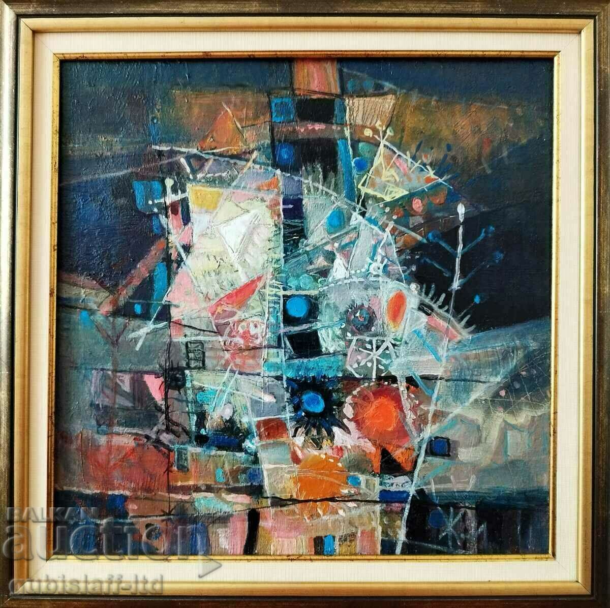 Tabloul „Compoziție”, art. Jivko Ivanov (1953-2023)