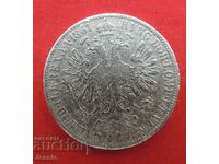 1 florin 1861 Austria argint