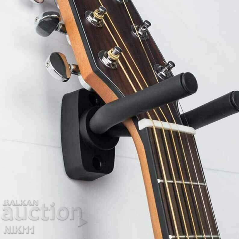 Guitar stand for wall, acoustic, electric, bass