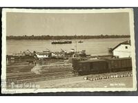 3751 Царство България Дунав пристанище град Лом 1938г Пасков