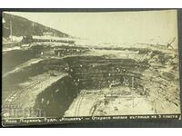 3755 Kingdom of Bulgaria Pernik mine Kutsian open mining 1929.