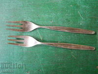 antique silver-plated forks "WMF" (Germany) - 2 pcs