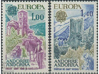 French Andorra 1977 Europe CEPT (**) clean, unstamped